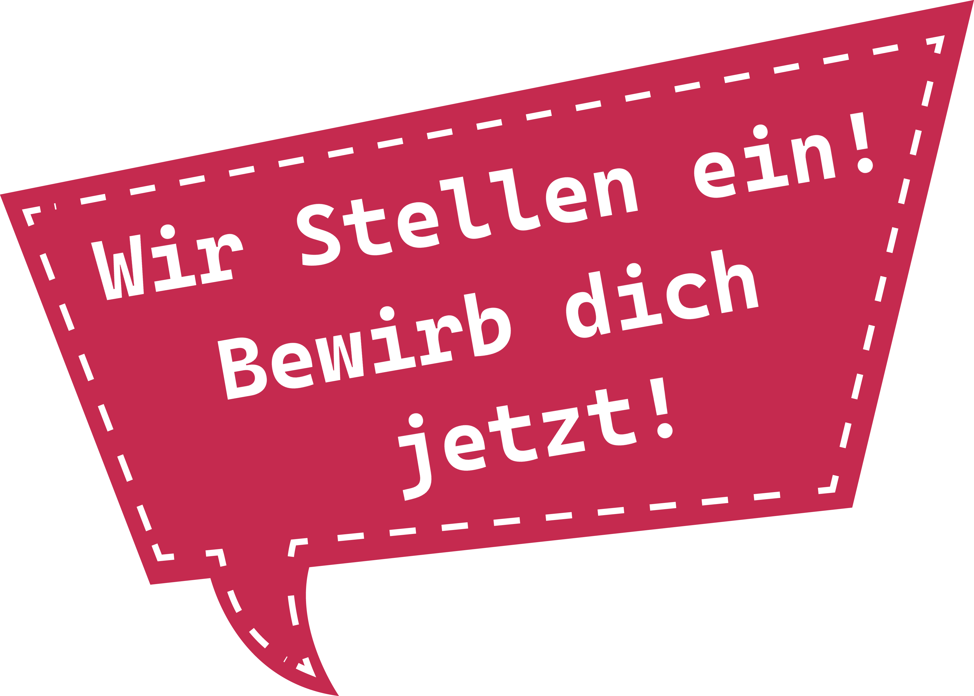 Wir stellen ein! Jetzt bewerben!